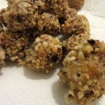 Tofu frit aux noisettes