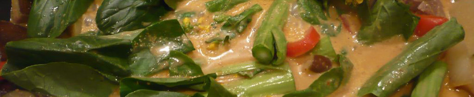 curry panang de boeuf et légumes asiatiques