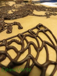 Dragon en chocolat